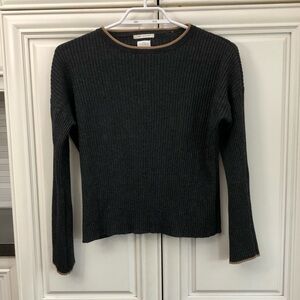 Zara Knitwear stretchy girl’s ribbed sweater
